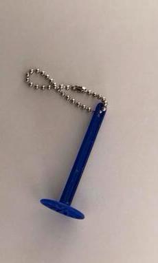 Tupperware sleutelhanger, puree stamper, Ophalen of Verzenden, Zo goed als nieuw