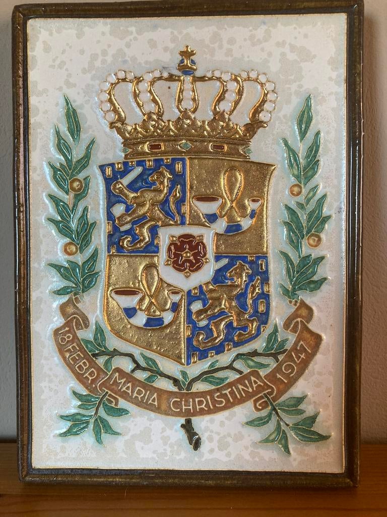 Geboortetegel Prinses Christina 18-02-1947, Ophalen of Verzenden, Zo goed als nieuw, Nederland, Overige typen