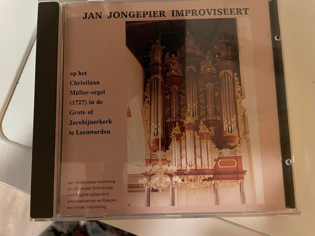 Improvisatiecd-Jan Jongepier-Leeuwarden., Ophalen of Verzenden, Barok, Gebruikt, Overige typen