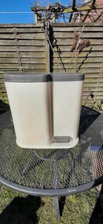 CURVER DUBBELE PEDAALEMMER, Huis en Inrichting, Ophalen, Kunststof, Gebruikt, 50 tot 75 cm