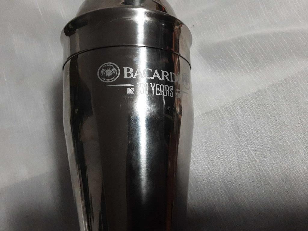 BACARDI 150 years cocktail shaker, Ophalen of Verzenden, Zo goed als nieuw, Gebruiksvoorwerp