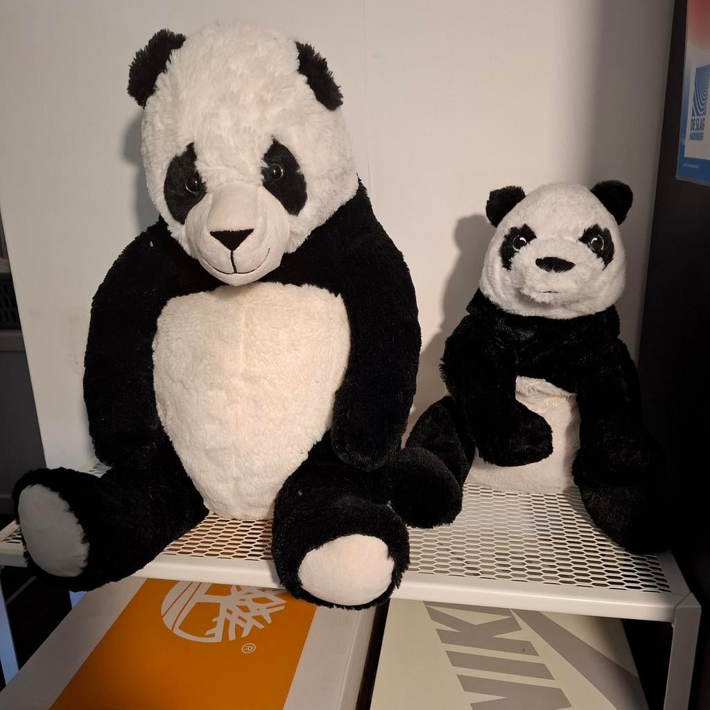 2x panda, Ophalen of Verzenden