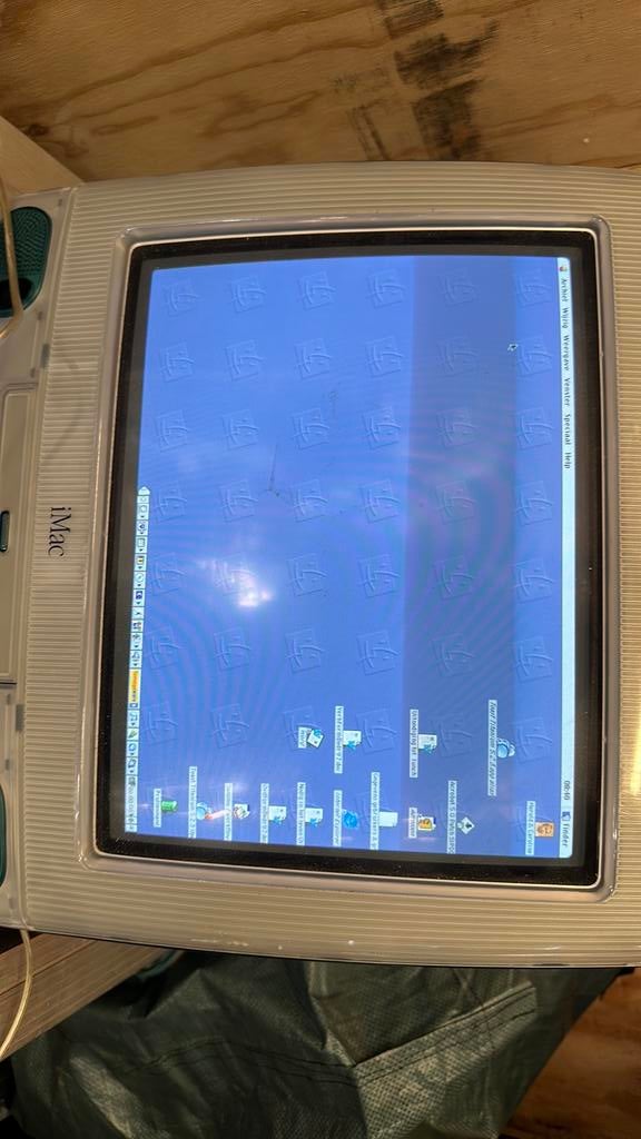 Vintage Apple iMac G3 met Mac OS 9.1 - Werkend, Gebruikt, Minder dan 4 GB, HDD, Ophalen of Verzenden