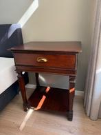 Houten kastje met lade, Minder dan 55 cm, Gebruikt, Rechthoekig, Hout