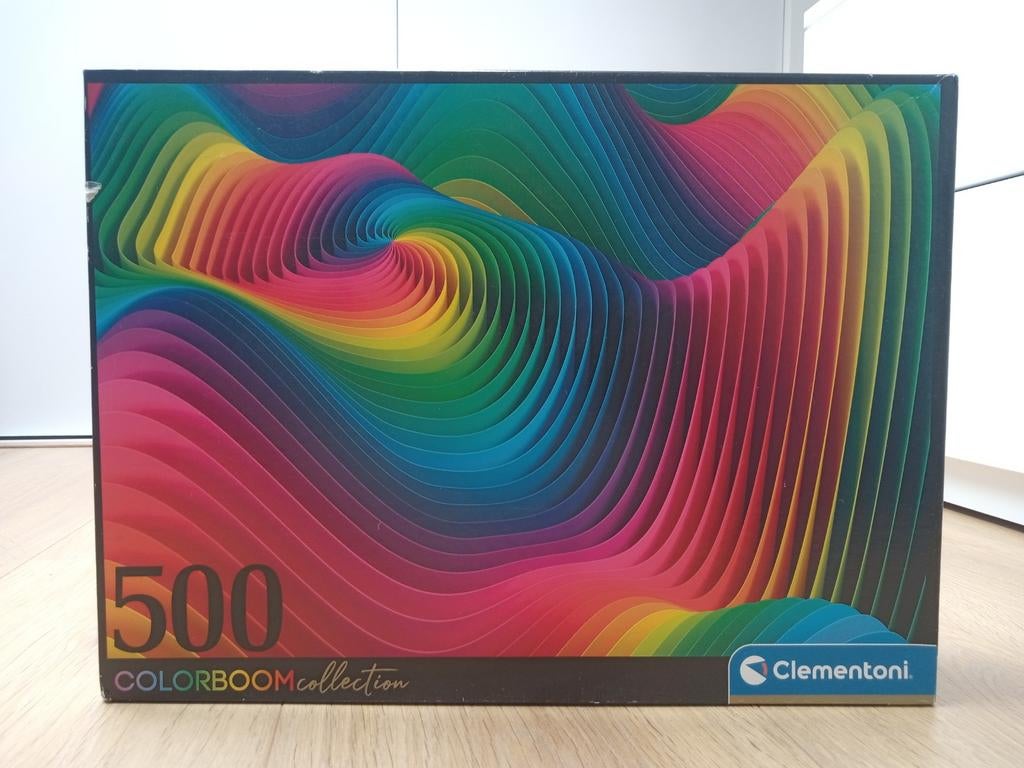 Clementoni Colorboom Puzzel 500 stukjes, Hobby en Vrije tijd, Denksport en Puzzels, Ophalen of Verzenden, 500 t/m 1500 stukjes