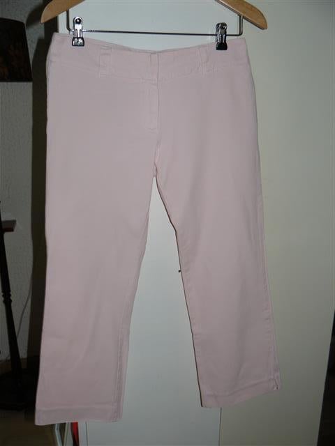 A313 René van der Wijck mt 36-38 nieuw broek lichtroze nude, Kleding | Dames, Broeken en Pantalons, Nieuw, Maat 36 (S), Roze, Driekwart