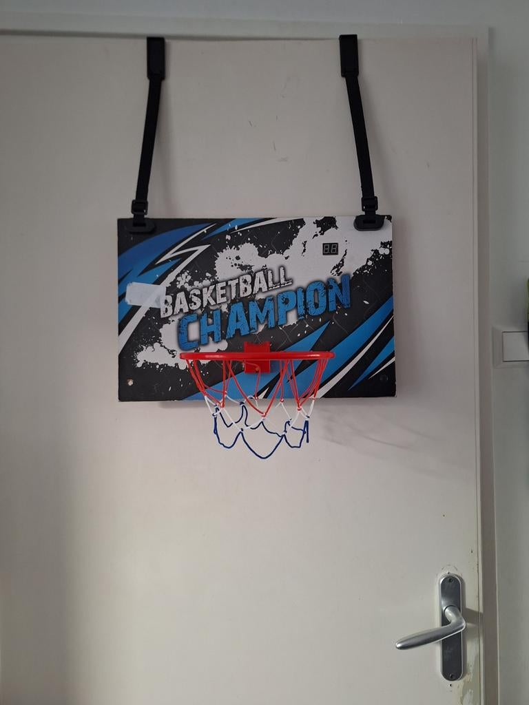 Mini hoop met timer en geluid, Sport en Fitness, Basketbal, Zo goed als nieuw, Ring, Bord of Paal, Ophalen of Verzenden