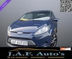 Ford Fiesta 1.4 16V Automaat Airco Cruise LMV Nw APK!, Auto's, Euro 5, 15 km/l, 4 cilinders, Blauw