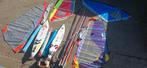 Complete set windsurfplanken en zeilen, Watersport en Boten, Windsurfen, Ophalen, 250 tot 300 cm, Met vin(nen), Complete set