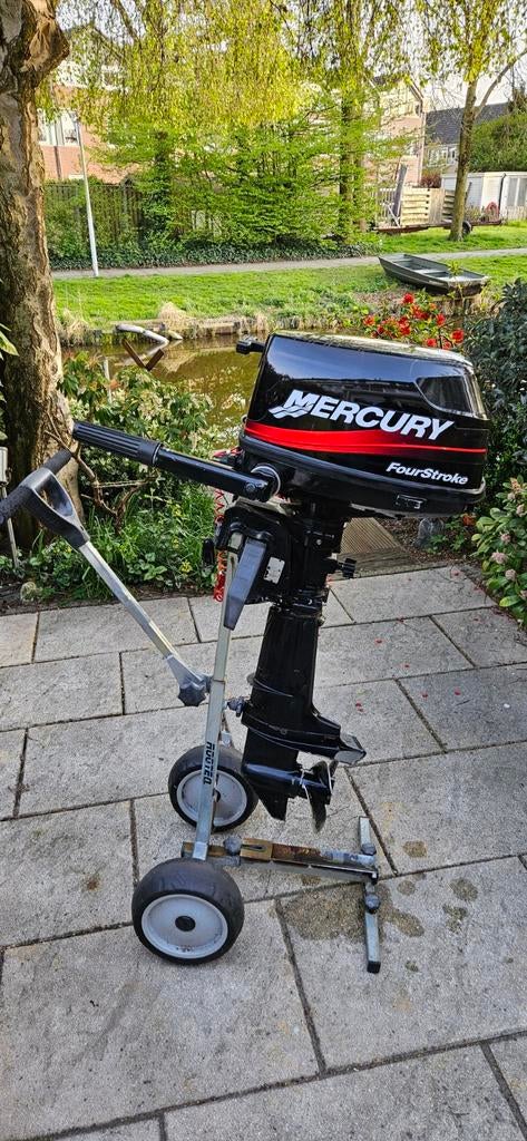 Mercury 5 pk 4 takt loopt onregelmatig, Watersport en Boten, Buiten- en Binnenboordmotoren, Ophalen, Benzine, 5 tot 10 pk