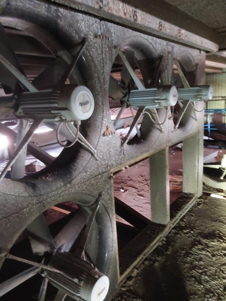 6x Fancom Ventilatoren Type 3480P - 80 cm diameter, Witgoed en Apparatuur, Ventilatoren, Ophalen of Verzenden, Gebruikt, Overige