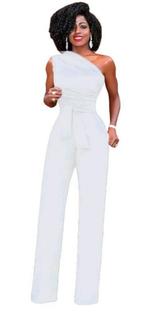 Nieuwe hagelwitte jumpsuit maat S., Ophalen of Verzenden, Nieuw, Maat 36 (S), Wit