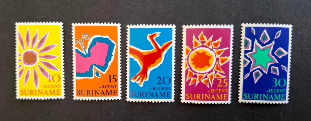 Suriname 1970 529-533 Symbolen, Ophalen of Verzenden, Postfris