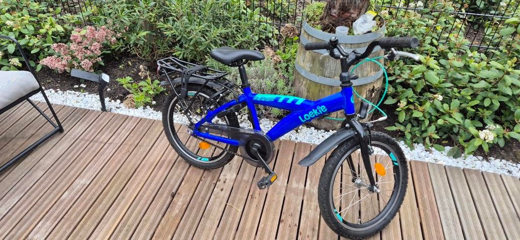 Loekie Snake 18 inch kinderfiets - Zo goed als nieuw, Fietsen en Brommers, Ophalen, Zo goed als nieuw, 16 tot 20 inch, Loekie