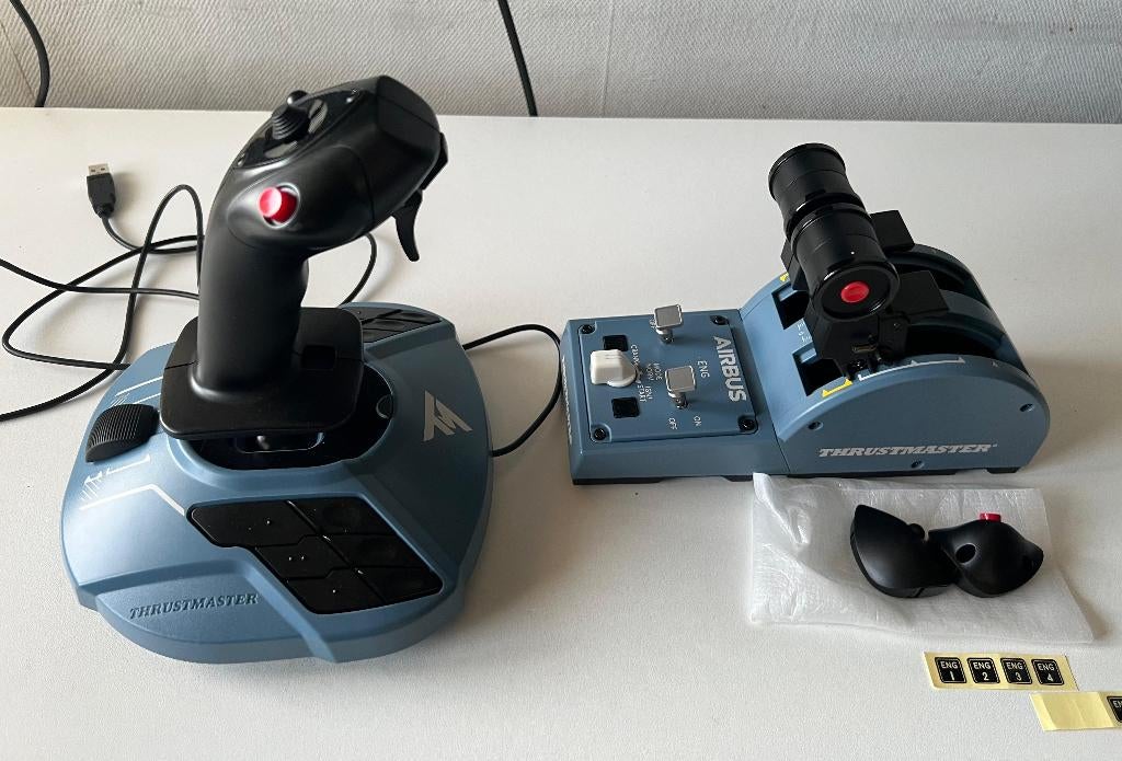 Thrustmaster airbus officer pack, Computers en Software, Joysticks, Ophalen of Verzenden, Zo goed als nieuw, Thrustmaster
