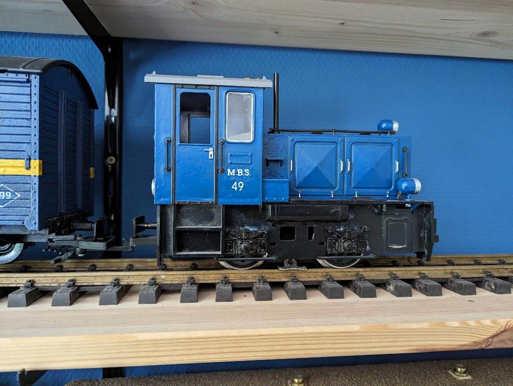 LGB Treinen voor buitenspoor of binnenspoor, Treinset, Gelijkstroom, Zo goed als nieuw, Analoog