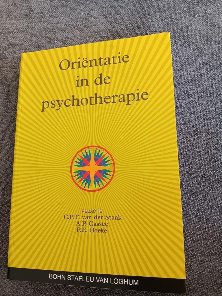 Boek: Oriëntatie in de psychotherapie - ongebruikt, Boeken, Psychologie, Ophalen of Verzenden
