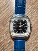 Chaika vintage Russisch quartz horloge - Zeer Goede Staat, Overige merken, Leer, Staal, Polshorloge