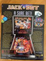 Williams JACK BOT Flyer., Verzamelen, Automaten | Flipperkasten, Overige soorten, Ophalen of Verzenden, Flipperkast, Williams