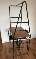 Ikea Haverud bartafel + stoelen, Ophalen, 100 tot 150 cm, Bartafel, Tot twee personen