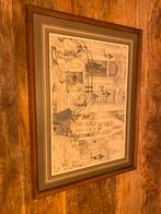 Anton Pieck Prent: Charmante Stadsgezicht, Antiek en Kunst, Kunst | Tekeningen en Foto's, Ophalen of Verzenden