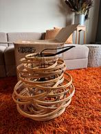 Rotan hanglamp 'Kubu' van Dutchbone, Ophalen of Verzenden, Zo goed als nieuw, Overige materialen, Minder dan 50 cm