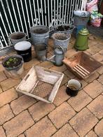 Zinken emmers, Minder dan 30 cm, Rond, Ophalen of Verzenden, Zo goed als nieuw