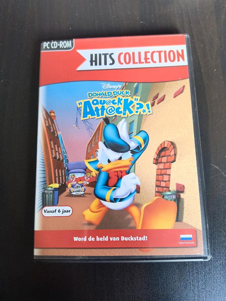Disney Donald Duck Quack Attack PC CD-ROM Nederlandstalig, Spelcomputers en Games, Games | Pc, Zo goed als nieuw, Avontuur en Actie