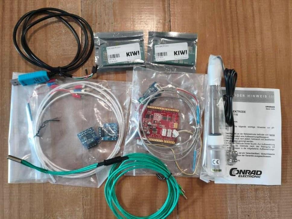 ADC converters, pH en temperatuur sensoren, Ophalen of Verzenden, Zo goed als nieuw