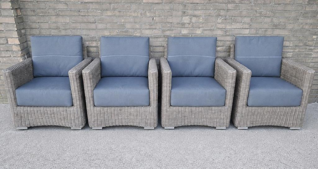 4SO Kingston Pure tuinstoelen 4 seasons outdoor, Ophalen, 4 zitplaatsen, Zo goed als nieuw, Loungeset