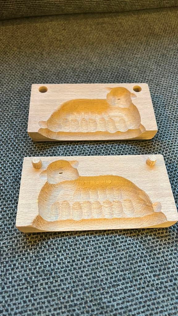 Vintage Houten botervorm, Ophalen of Verzenden