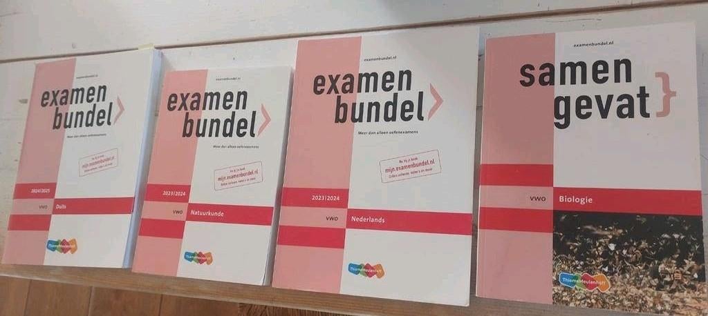 Examenbundel VWO  Duits Natuurkunde  Nederlands biologie, Boeken, Ophalen of Verzenden, Zo goed als nieuw, VWO, Natuurkunde