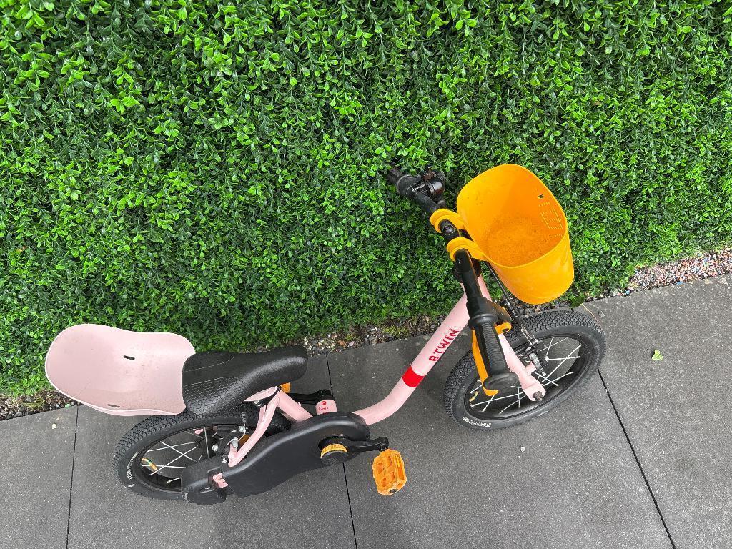 Kinder fiets meisje, Fietsen en Brommers, Fietsen | Meisjes, Ophalen, Gebruikt, 14 inch of minder, Handrem