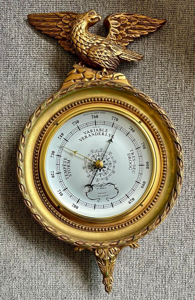 Vintage barometer, Audio, Tv en Foto, Weerstations en Barometers, Ophalen of Verzenden, Gebruikt, Barometer