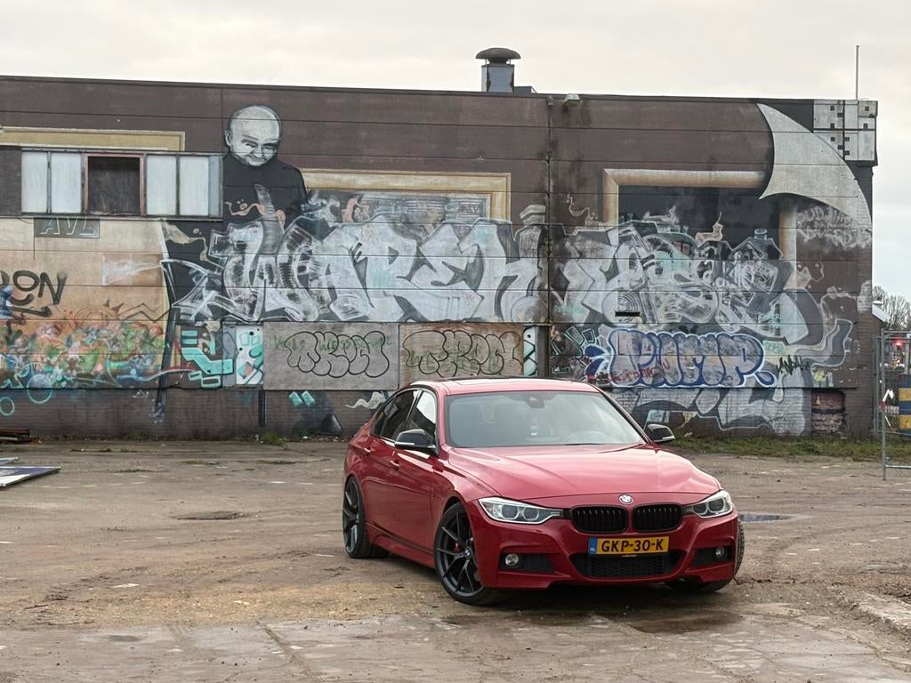BMW m335i, Auto's, BMW, Particulier, Benzine, Sedan, Geïmporteerd, Rood, Ophalen