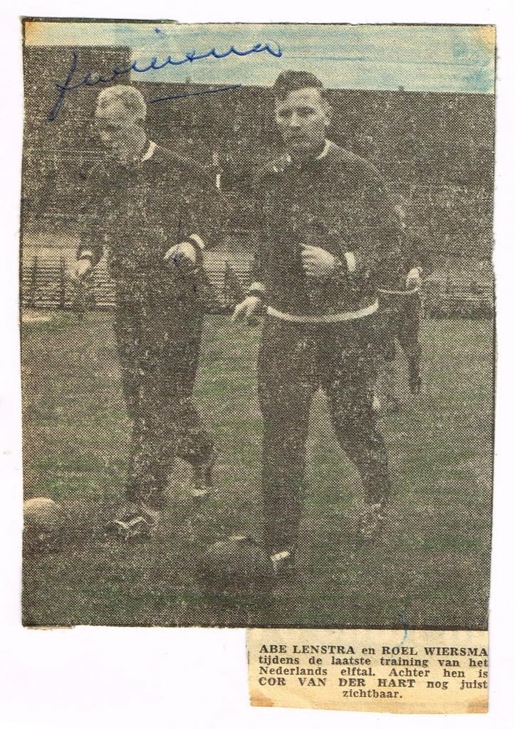 Krantenknipsel met handtekening Roel Wiersma Psv, Verzenden, Gebruikt, PSV, Poster, Plaatje of Sticker