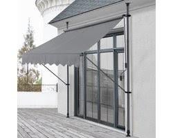 2x Klemluifel (2 meter of 2,50 meter), Tuin en Terras, Zonneschermen, Ophalen, Gebruikt, Overige typen