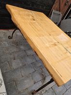 Tuintafel,buitentafel , eettafel, boomstam, Ophalen, Gebruikt