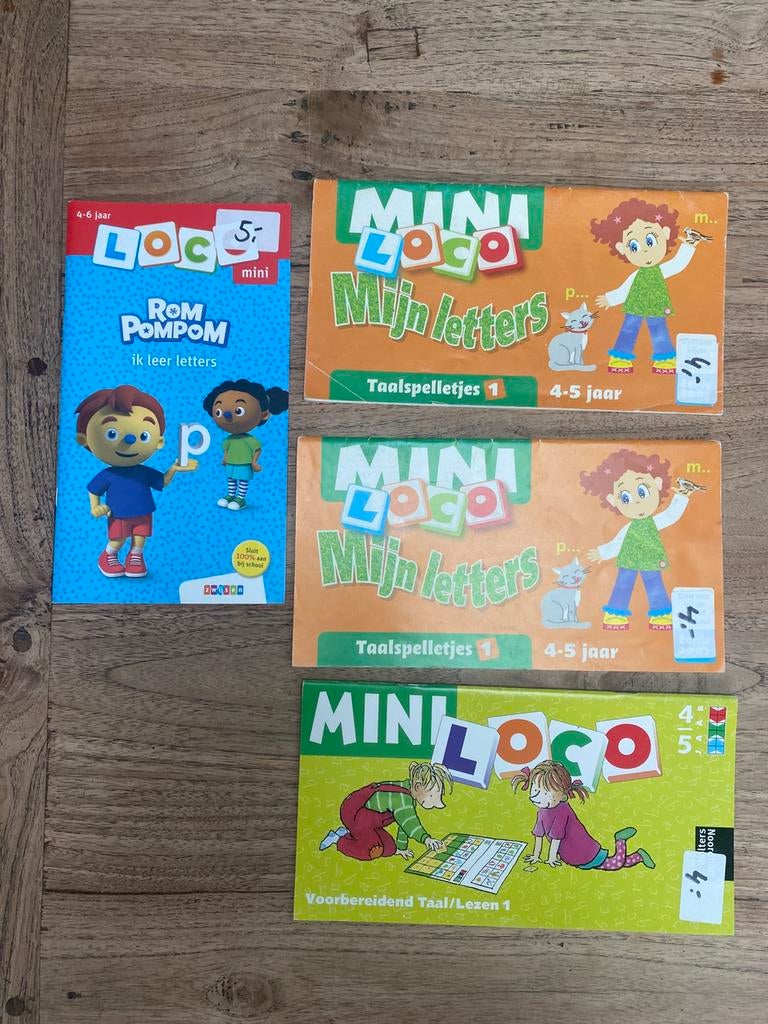 Mini loco boekjes taal/lezen groep 1/2,  4/5/6 jaar zgan los, Kinderen en Baby's, Speelgoed | Educatief en Creatief, Ophalen of Verzenden