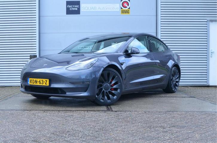 Tesla Model 3 Performance AWD 75 kWh AutoPilot3.0 (bj 2021), Auto's, Tesla, Bedrijf, Te koop, Model 3, 4x4, ABS, Achteruitrijcamera
