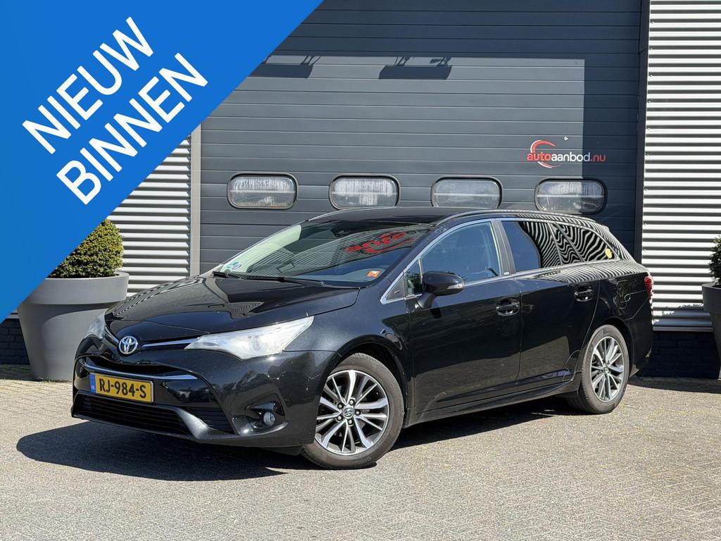 Toyota Avensis Touring Sports 1.8 VVT-i Executive | Navigati, Euro 6, 4 cilinders, Zwart, Leder