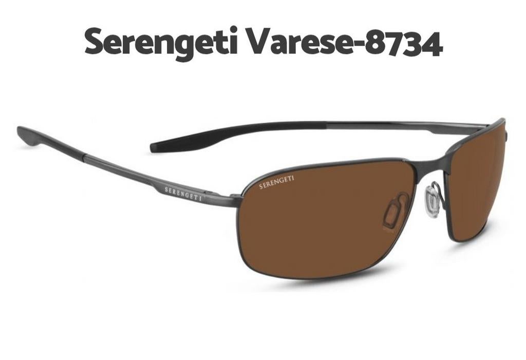 Serengeti Varese-8734 bruine polariserende zonnebril, Overige merken, Zonnebril, Bruin, Ophalen of Verzenden