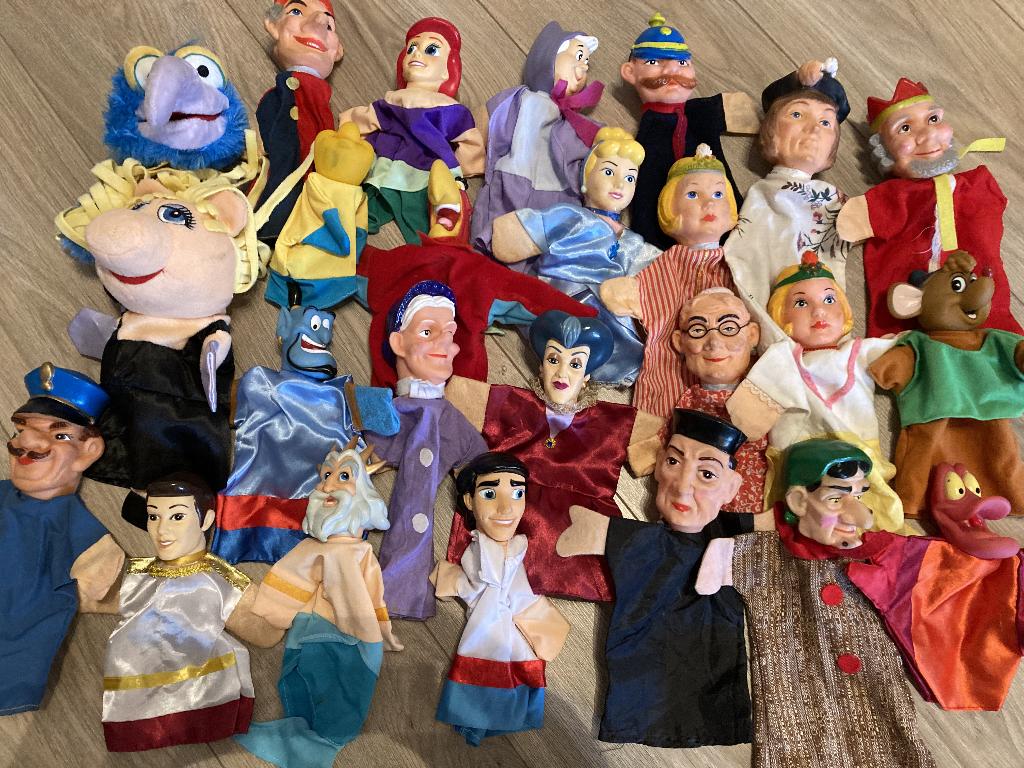 Poppenkast poppen, Ophalen, Gebruikt, Pop