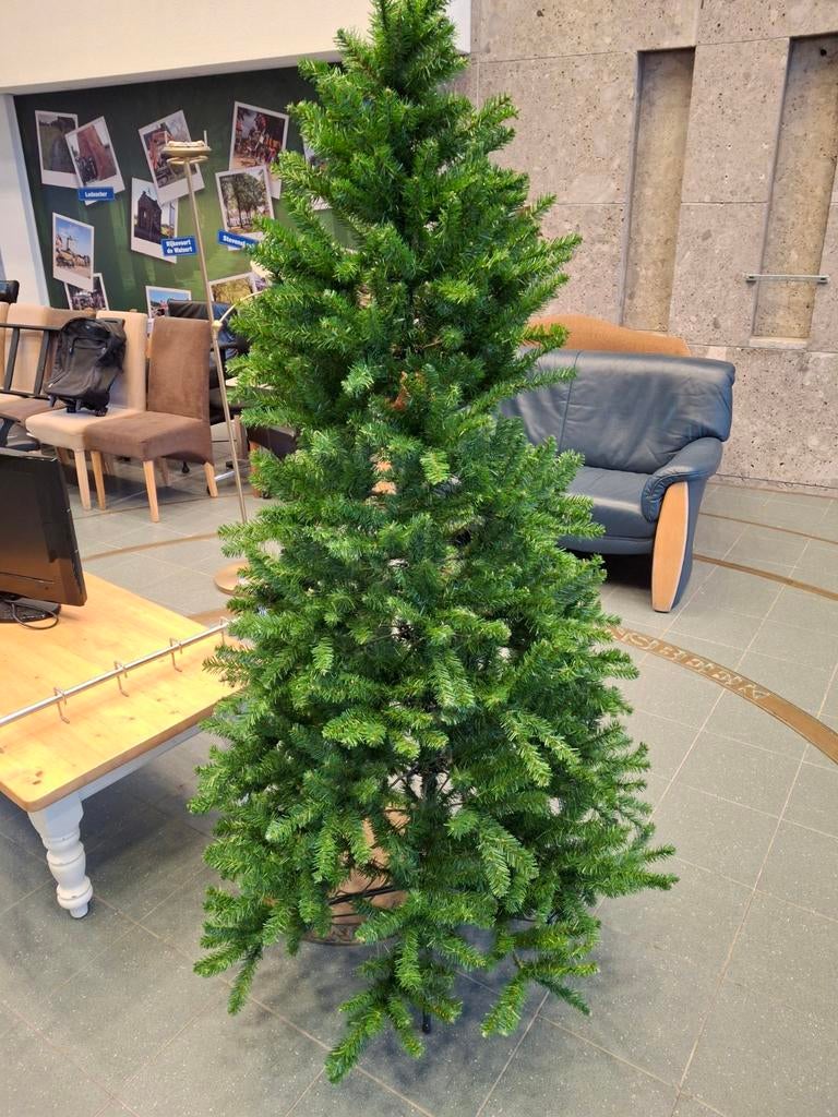 Mooie volle Kunst Kerstboom uitklapbaar 210 cm, Ophalen of Verzenden, Zo goed als nieuw