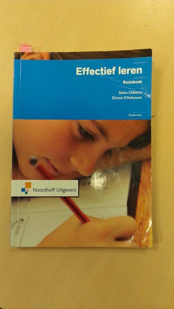 Effectief leren, Boeken, Ophalen, Alpha, Zo goed als nieuw, HBO