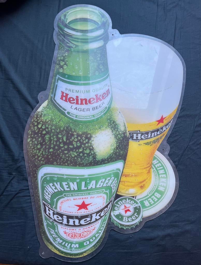 Heineken bord, Ophalen, Zo goed als nieuw