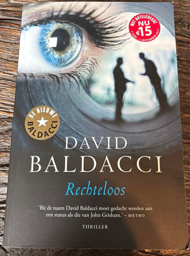 David Baldacci - Rechteloos (Thriller), Boeken, Thrillers, Zo goed als nieuw, Nederland, Ophalen of Verzenden