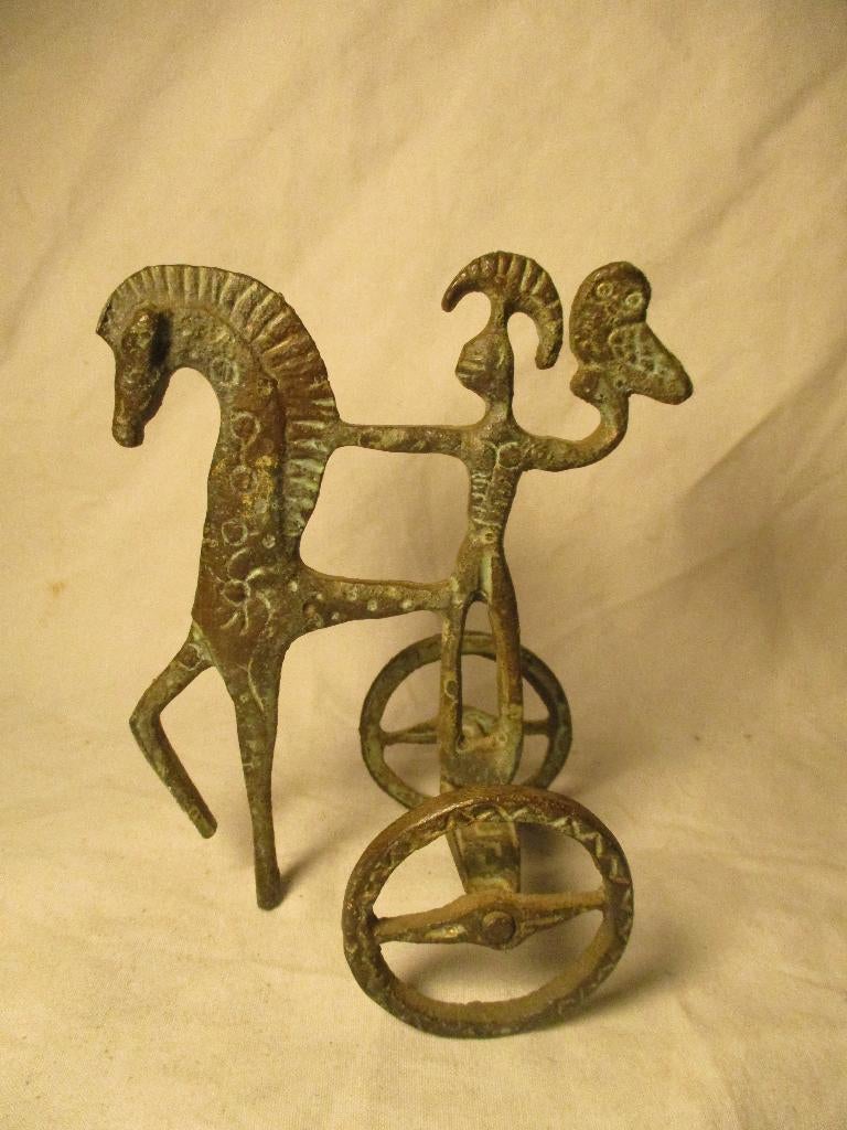antiek koper-brons beeldje Italy, Ophalen of Verzenden