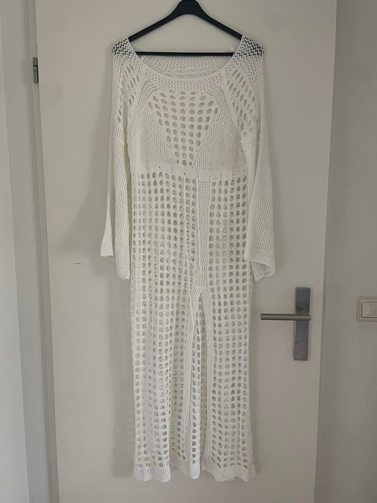 Ibiza strandjurk, Kleding | Dames, Jumpsuits, Ophalen of Verzenden, Nieuw, Maat 36 (S), Wit