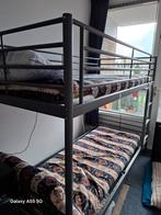 Stevig metalen stapelbed, Gebruikt, 90 cm, Eenpersoons, 160 tot 180 cm